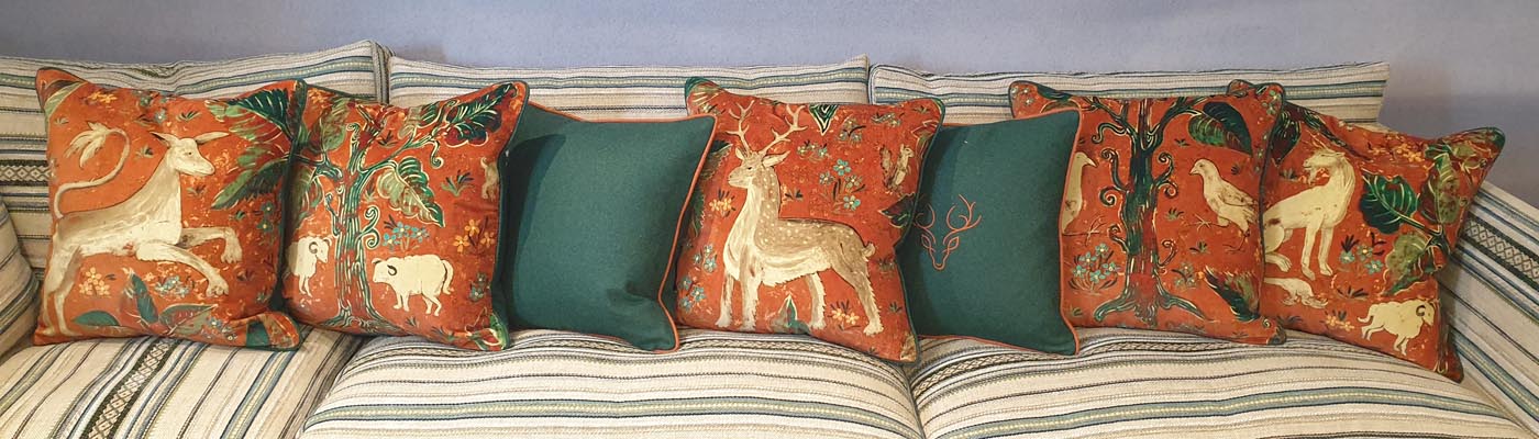 Luxurious Bespoke Cushions to Enhance an Exceptional Alpine Retreat