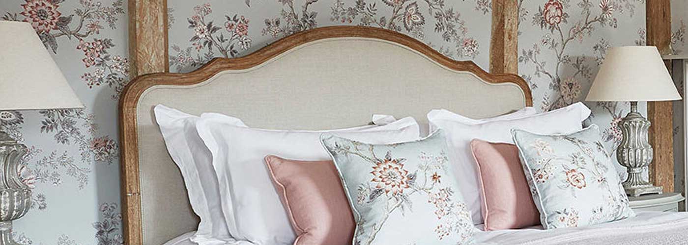 How to Use Matching Wallpaper and Fabric in Your Home