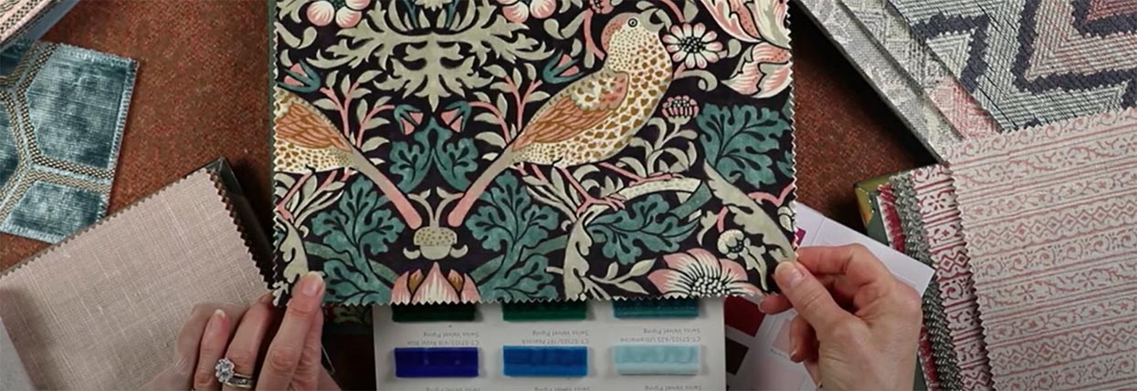 Create a Beautiful Bedroom featuring Strawberry Thief Velvet