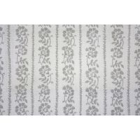 Natural Floral Stripe Fabric