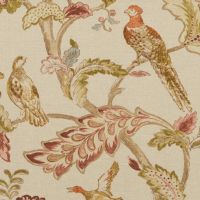 Early Birds Linen Fabric