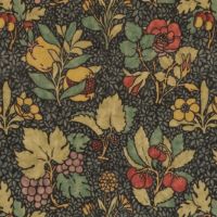 Sample-Meadow Fruit Printed Velvet Fabric Sample