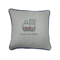 All Aboard Embroidered Cushion