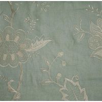 Jacobean Embroidered Linen Fabric