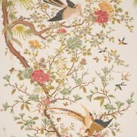 Belmont Trail Fabric Pink Green