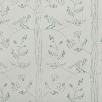 Birdie Wallpaper Mink Grey Moss Green