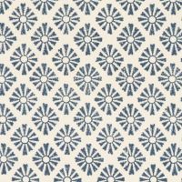 Blue and White Cotton Fabric