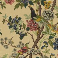 Hydrangea Bird Fabric