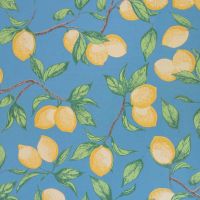 Capri Lemon Wallpaper Azure Blue