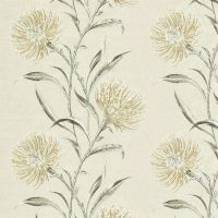 Catherinae Embroidery Fabric Hay Yellow