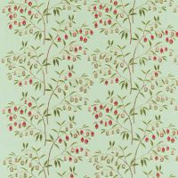 Chinese Lantern Embroidered Fabric