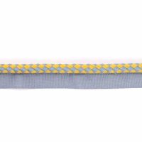 Circus Piping Old Blue Yellow Fabric Trim