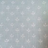 Coco Linen Fabric Duck Egg Blue Small Floral