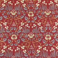 William Morris Eye Bright fabric in Red