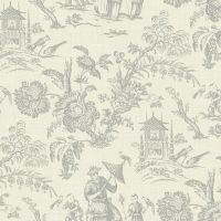 Chinoiserie Toile Wallpaper