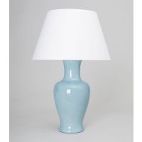 Fishtail Vase Table Lamp Duck Egg