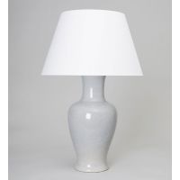 Fishtail Vase Lamp in Stone