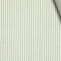 Flo Stripe Cotton fabric in Lichen green