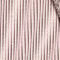 Flo Stripe Cotton Fabric in Raspberry