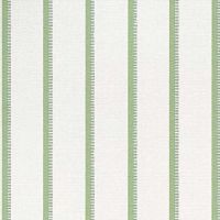 Green and Cream Striped Wallpaper