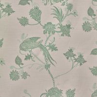 Green Bird Fabric