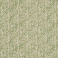 Green Geometric Fabric