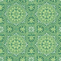 Green Tile Effect Wallpaper