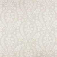Grey Floral Fabric Ashdown