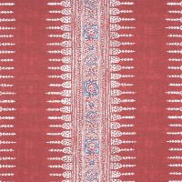 Javanese Stripe Fabric Red and Blue
