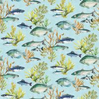 Blue Indoor Outdoor Fabric