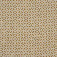 Lulsley Linen Fabric Honey Geometric Print