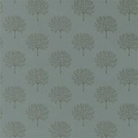 Marcham Tree Wallpaper English Grey Teal