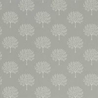 Marcham Tree Wallpaper Grey Birch White