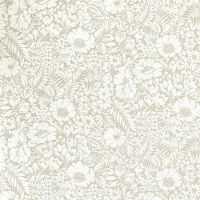 Meadow Fields Fabric Linen Neutral Floral