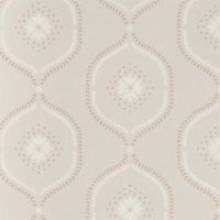 Milcombe Wallpaper Powder Pink White