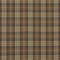 Nevis Wool Fabric Red Green Plaid