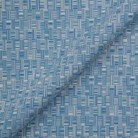 Panay Outdoor Fabric Azure Blue Geometric