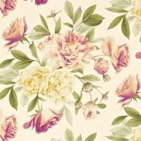 vintage pink floral fabric