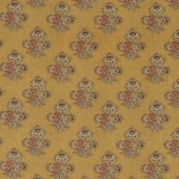 Poppy Yellow and Red Paisley Fabric