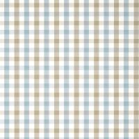 Saybrook Check Wallpaper Blue and Beige