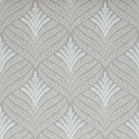 Sotherton Wallpaper Grey Leaf Pattern