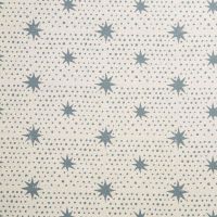 Sample-Spot and Star Linen Union Fabric Sample