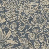 Strawberry Meadow Linen Fabric