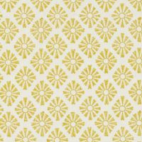 Yellow Geometric Fabric