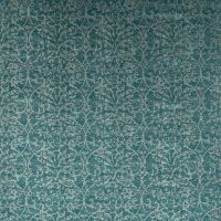 Teal Damask Fabric Marchmain