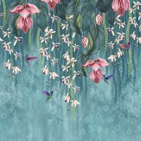 Sample-Trailing Orchid Wall Panel Sample