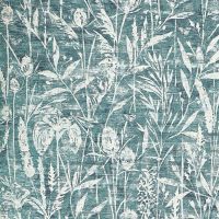 Violet Grasses Fabric