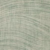 Wave Linen Fabric Green Print