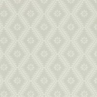 Witney Daisy Wallpaper Linen Beige White