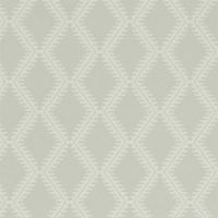 Witney Wallpaper Linen Neutral White Trellis